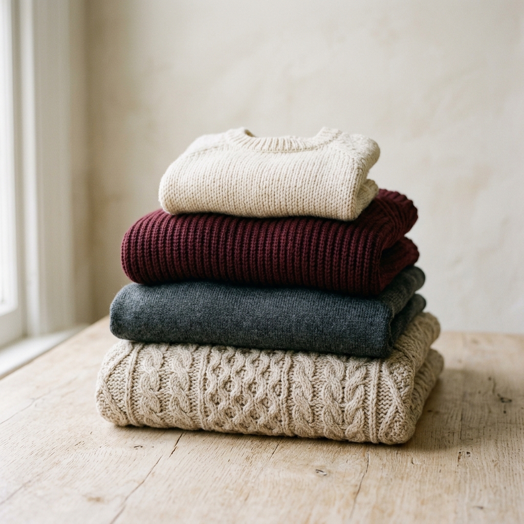 Crewneck & V-Neck Pullovers